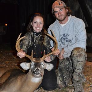 My 8 point buck from the 2014 hunting season :)