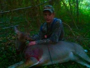 My Doe last year bow kill