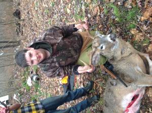 my first ever deer. a 8 point buck 2014