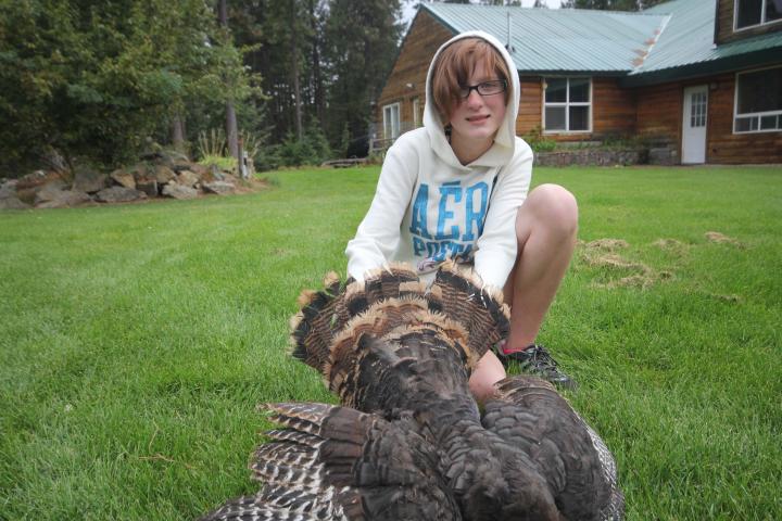 Bethany's first turkey
