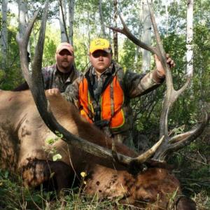 Koltons first Elk - Utah 2014