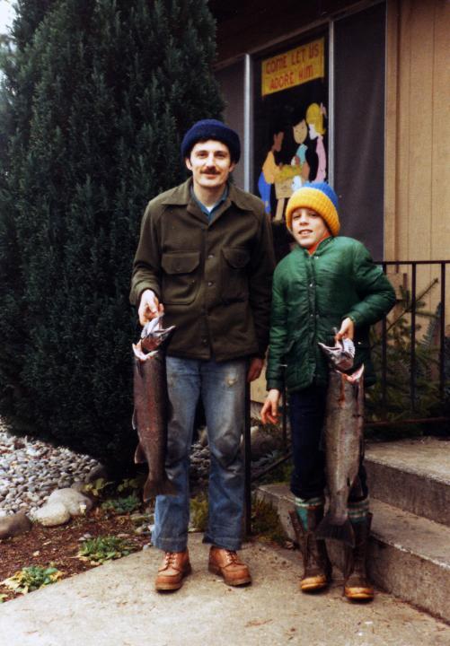 1981 Steelhead - Dad and me