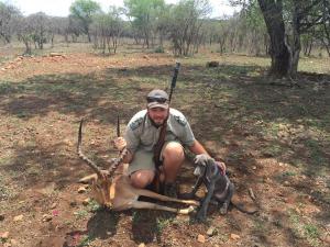 My hunting buddies first blood