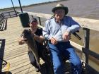 Huge catfish fishing for crappie....lite tackle.